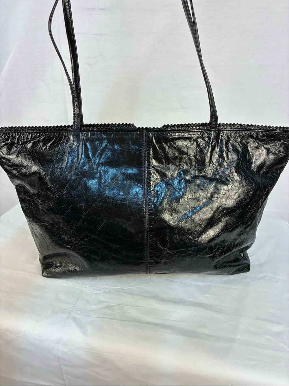 Gorgeous Latico Black Soft Leather Tote Bag